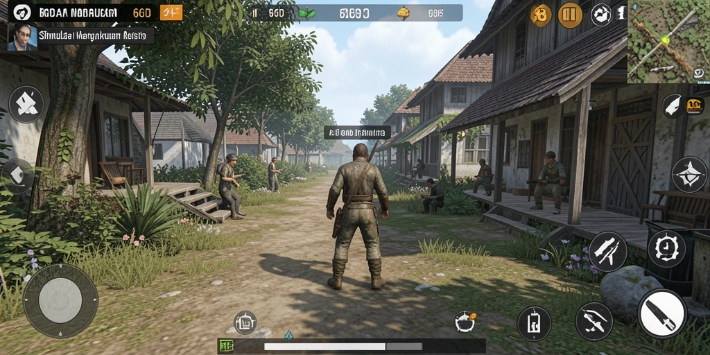 Tampilan gameplay 66D yang mendalam dan interaktif.