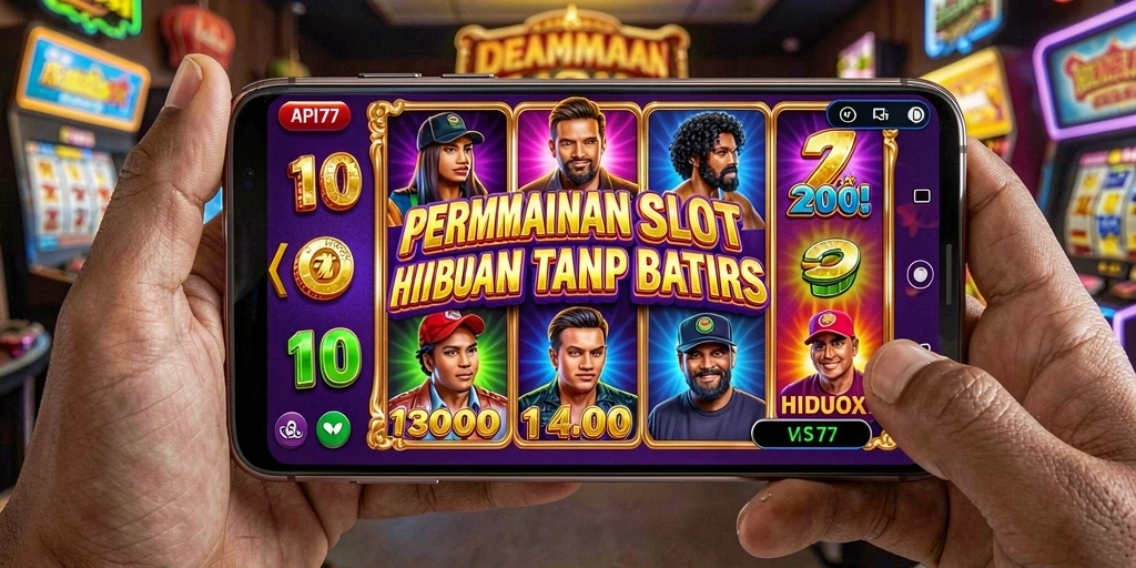 Tampilan menarik dari gameplay Slot API77 yang menyenangkan.