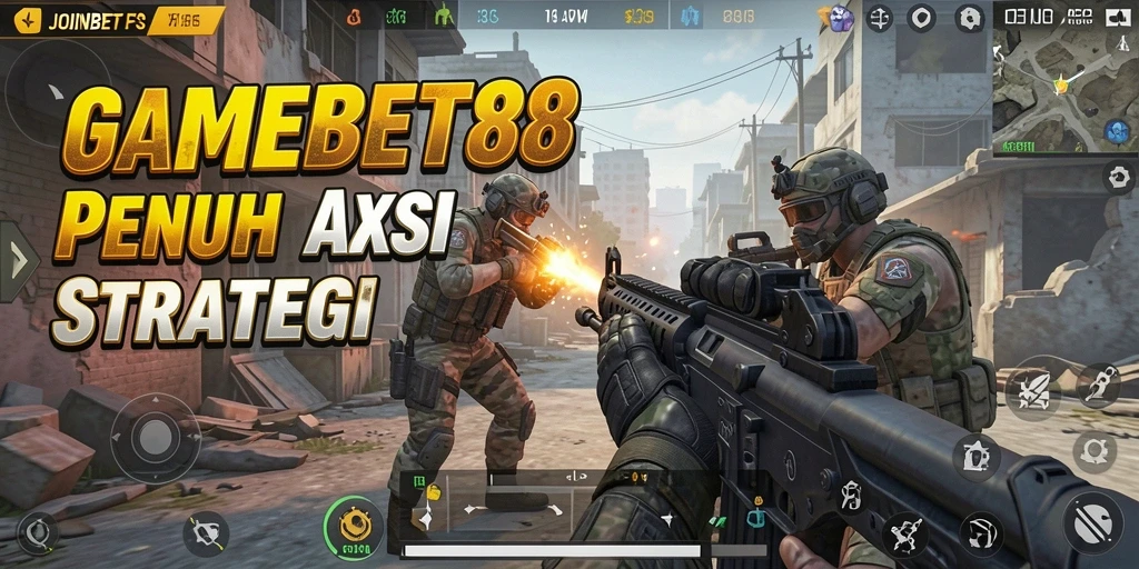 Tampilan gameplay luar biasa JOINBET88 saat beraksi di medan perang.