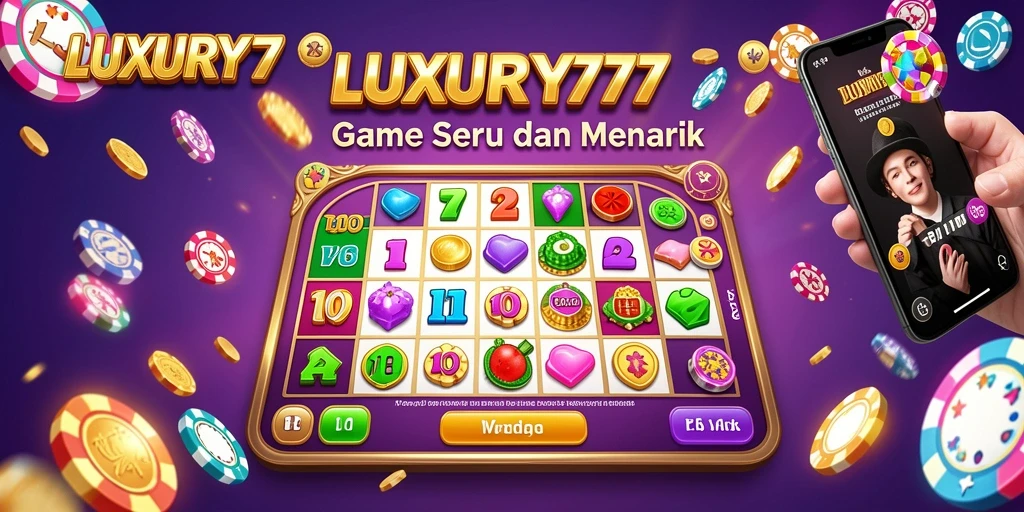 Screenshot gameplay menampilkan keseruan permainan Bingo di LUXURY777.