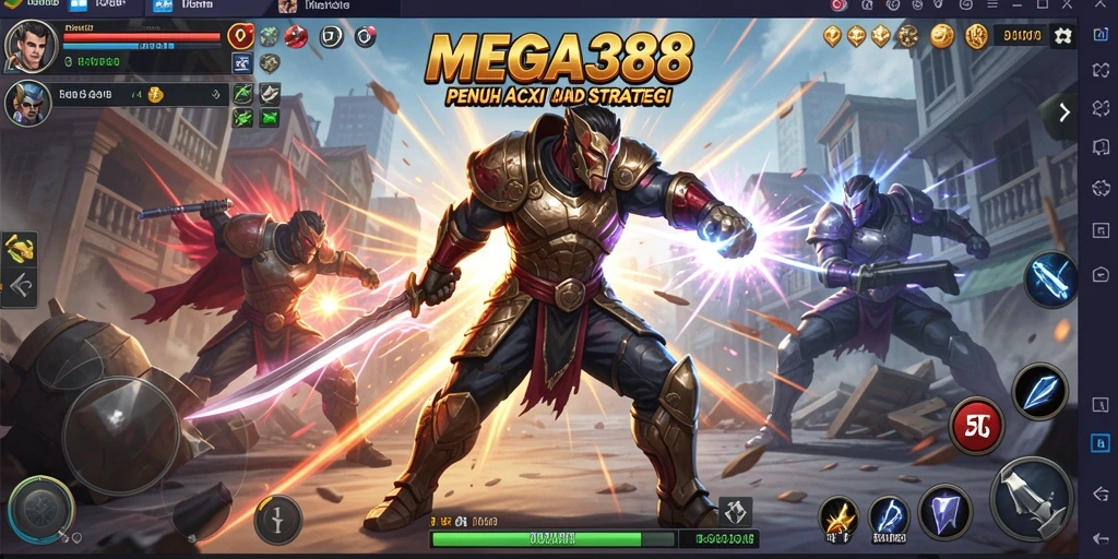 Tampilan aksi bertarung mendebarkan di MEGA388.
