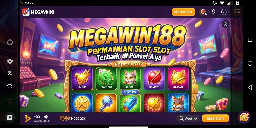 Screenshot MEGAWIN188 menampilkan gameplay slot yang seru dan mengasyikkan.