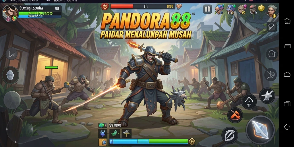 Tampilan gameplay PANDORA88 yang penuh strategi dan aksi.