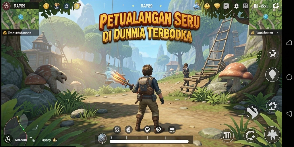 Gameplay seru di dunia terbuka RAP89 yang menakjubkan.