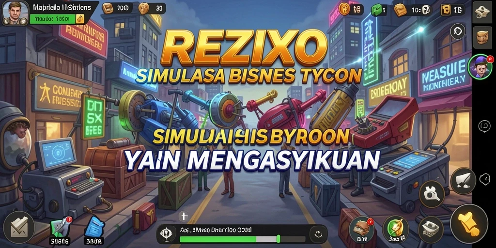 Tampilan gameplay Tycoon yang menarik dan interaktif di REZIXO.
