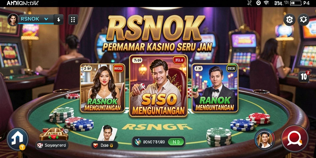 Tampilan gameplay RSNOK yang menarik dan seru dalam permainan Kasino.