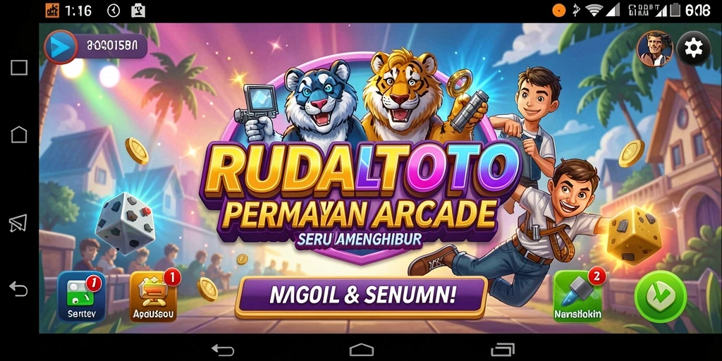Tangkapan layar RUDALTOTO menunjukkan gameplay yang seru dan menantang.