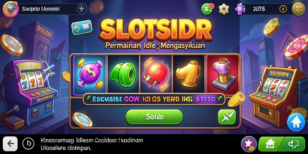 Tampilan menarik dari permainan slot SLOTSIDR