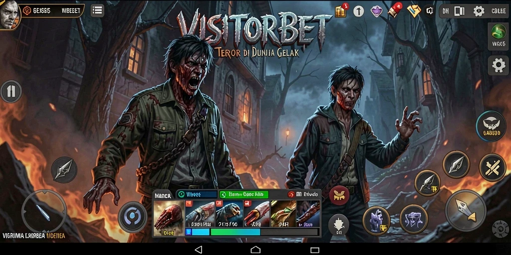 Screenshot gameplay dari VISITORBET yang menampilkan terror dan ketegangan.